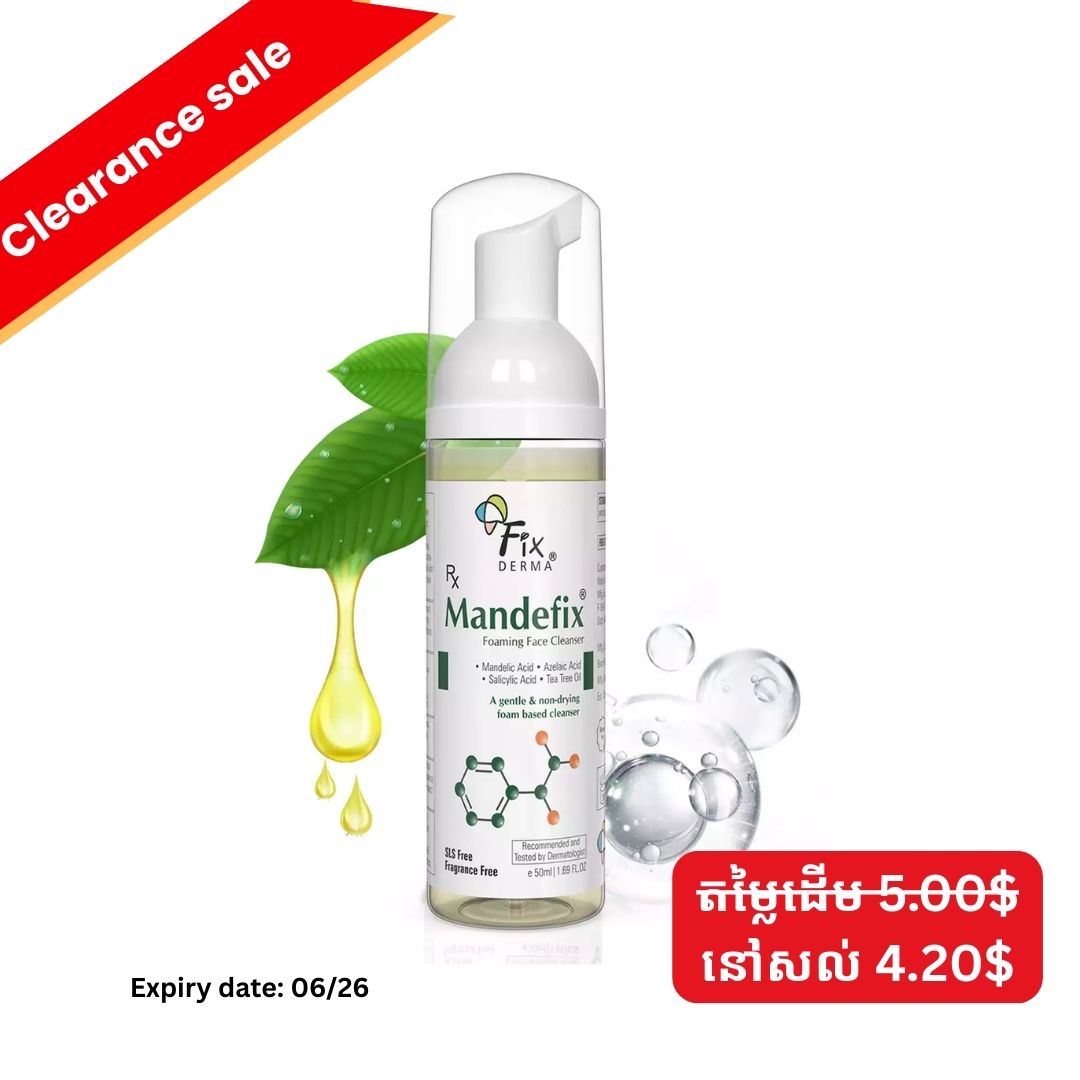 FixDerma Mandefix Foaming Face cleanser 50ml