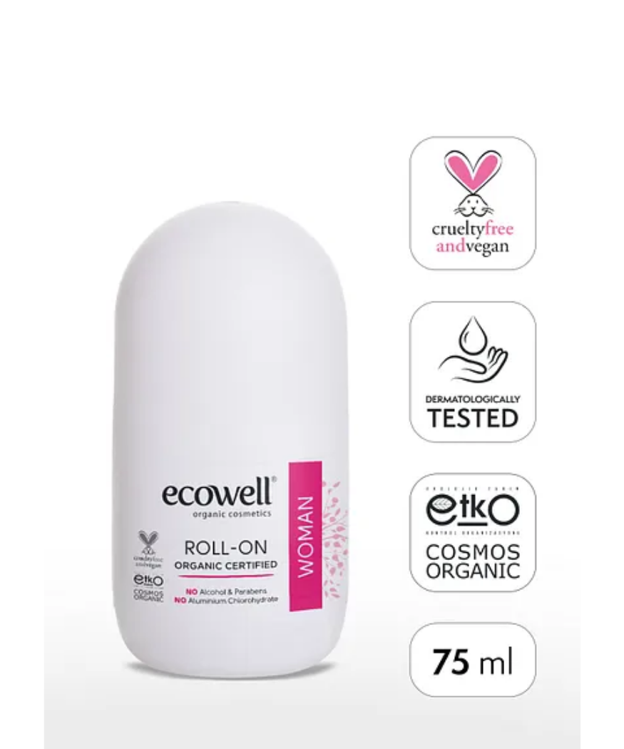 ORGANIC ROLL-ON DEODORANT for WOMAN (75 ml)