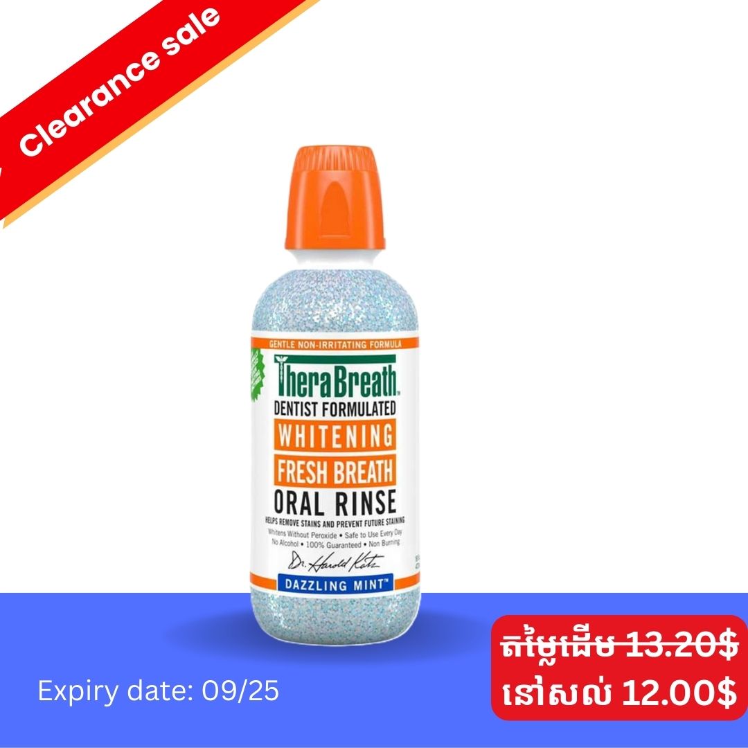 Therabreath-Whitening Fresh Breath 473ml (Dazzling Mint)