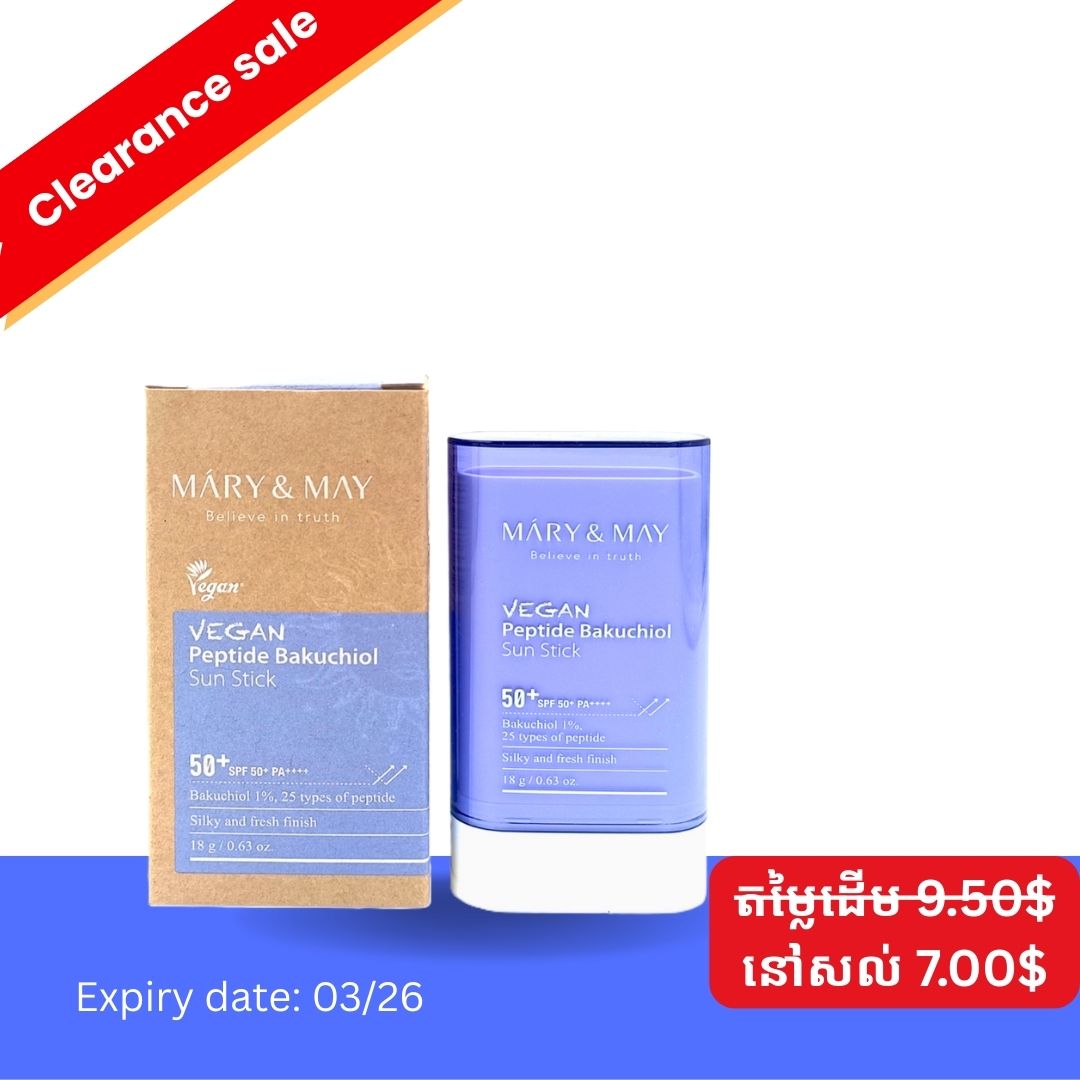 Mary & May Vegan Peptide Bakuchiol Sun Stick 18g
