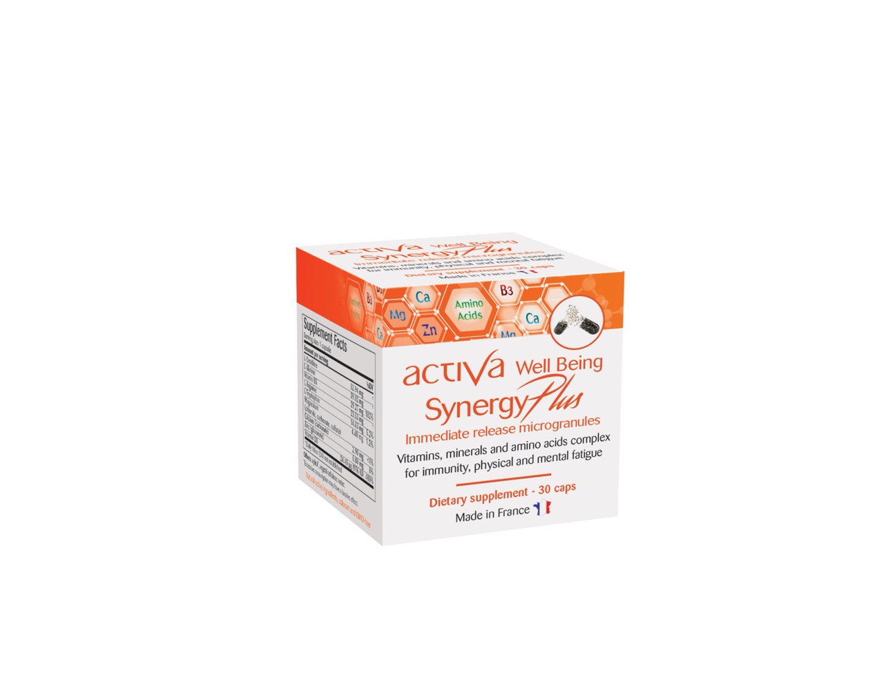 "ACTIVA Well Being Synergy Plus B/Bot/30 Caps"